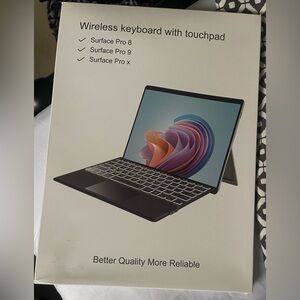 Black Pro Keyboard with Touchpad